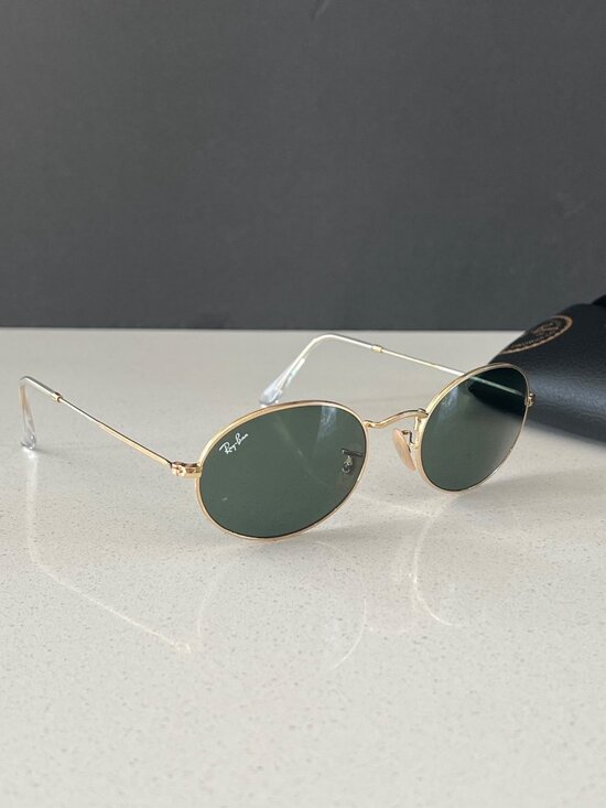Ray-Ban RB3547 OVAL GOLD METAL main image 6